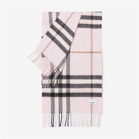 burberry pink scarf cashmere|burberry reversible check cashmere scarf.